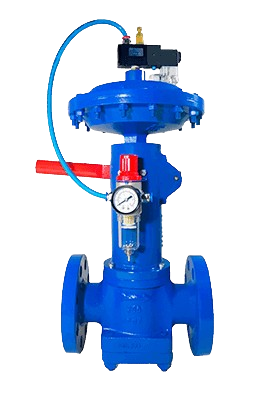 Válvula de Descarga de Fundo Globo com Atuador