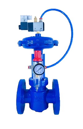 Válvula de Descarga de Fundo Globo com Atuador